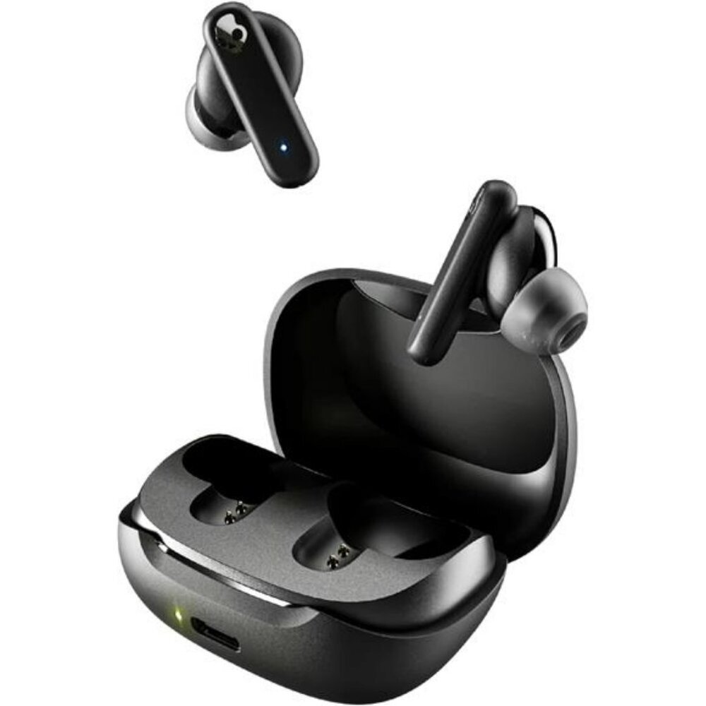 Wireless Bluetooth Earbuds Black Noise Isolating Mic 20hr Battery Sweatproof